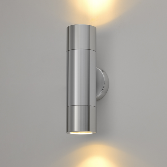Väggspotlight 21 cm dubbelriktad - Anodiserad aluminium