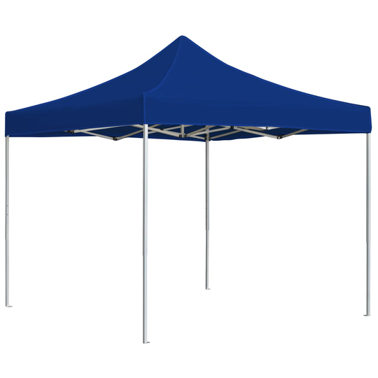 vidaXL Hopfällbart partytält aluminium 2x2 m blå