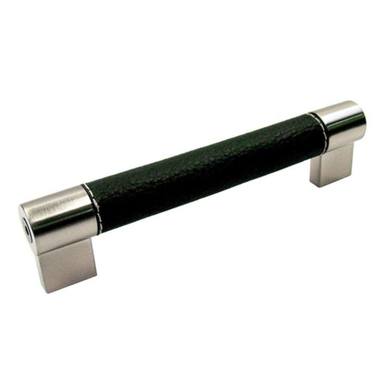 Linfalk Kökshandtag Natur - 128 Läder / Svart