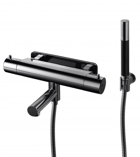 Tapwell Badkarsblandare Evo EVM026-160 Black Chrome
