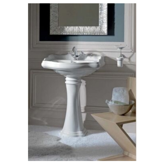 Tvättställ Lavabo Retro 69 690 mm med Pidestal