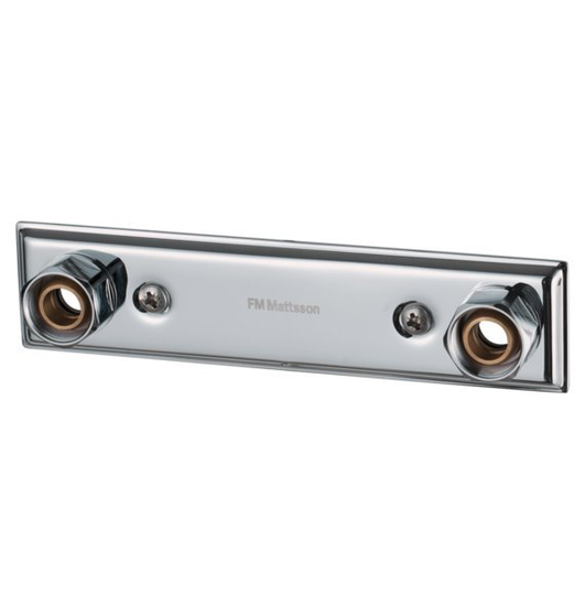 Blandarfäste 160 c/c, dold rördragning, kopparrör