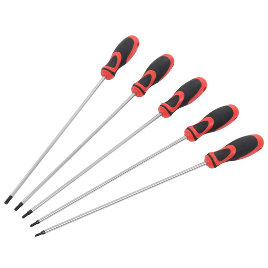 vidaXL Torxmejselsats 5 delar 300 mm