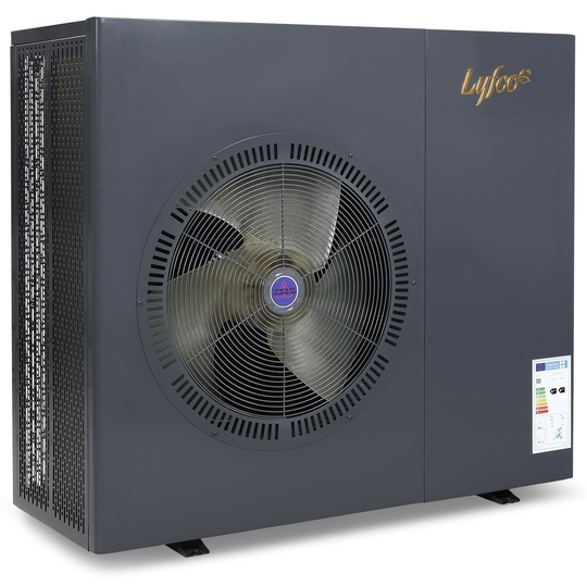 Luft-vatten värmepump 16kW | Värmer 220m² | Klarar -30° | Inverter | WiFi