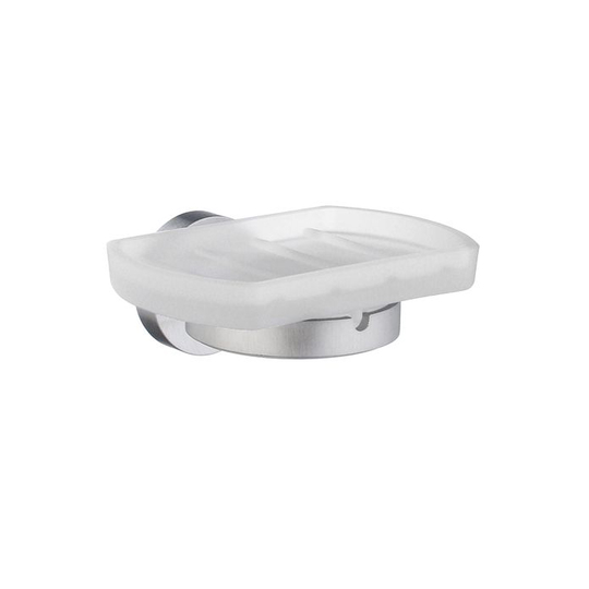 Tvålkopp Smedbo Home HS342 Krom/Frostat Glas