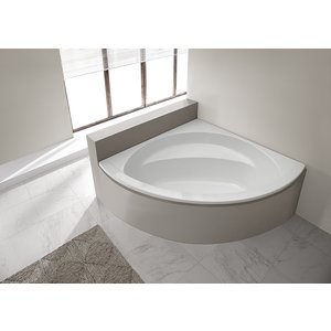 Hörnbadkar - Prestige för inbyggnad | Djup 44cm