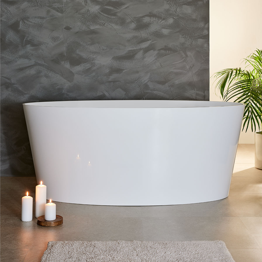 Badkar Bathlife Blund Gjutmarmor 1600 Vit
