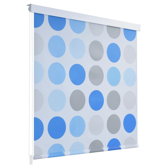 vidaXL Rullgardin för dusch 120x240 cm cirkel