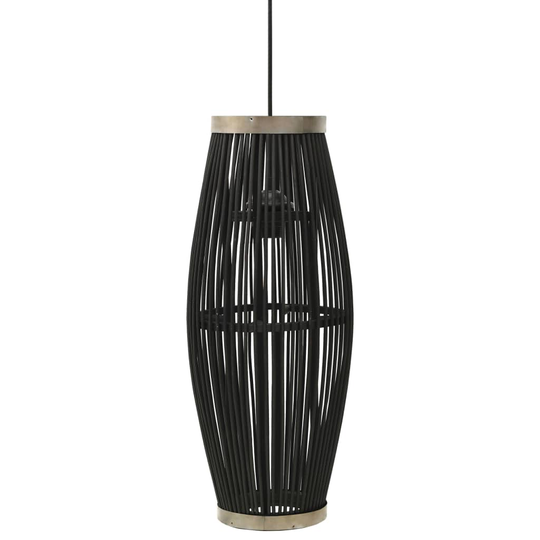 vidaXL Taklampa svart pil 40 W 23x55 cm oval E27