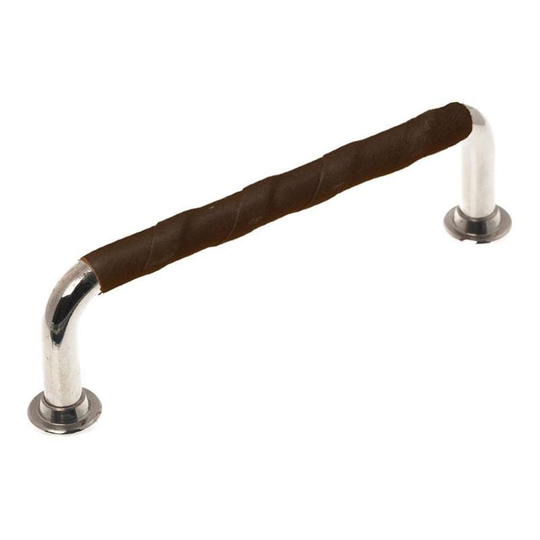 Linfalk Kökshandtag Blank Mässing - Nickel / Brun