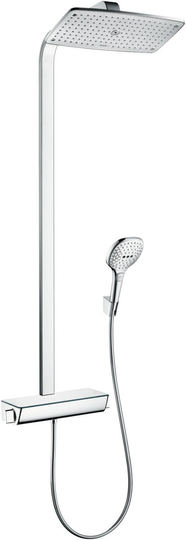 Hansgrohe Takdusch Raindance E Showerpipe 360 Med Termostat - Krom