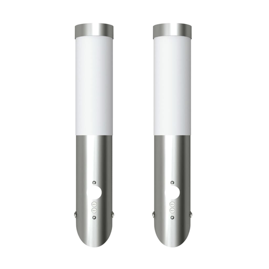 Utebelysning Enego vägglampa med rörelsedetektor 2-pack