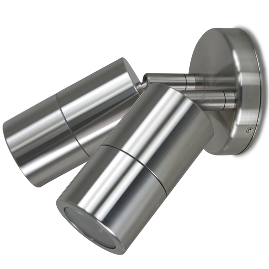 Väggspotlight 2 armaturer - Titanium