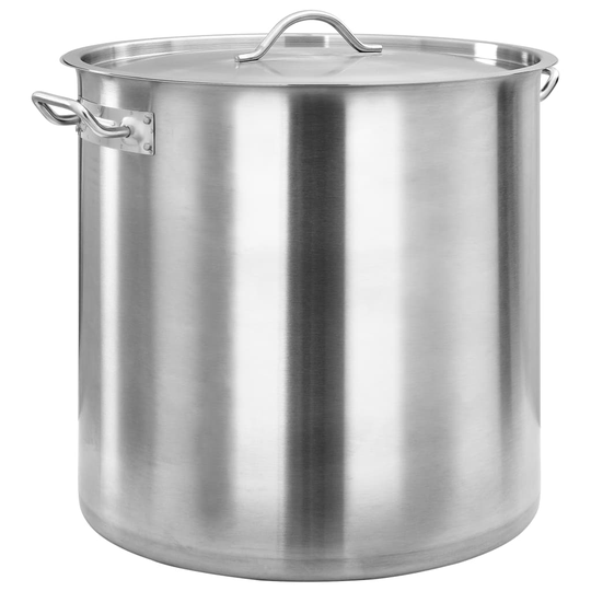 vidaXL Gryta 50 L 40x40 cm rostfritt stål