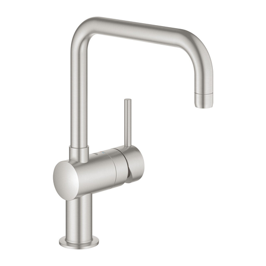 Grohe Köksblandare Minta U-pip Super Steel