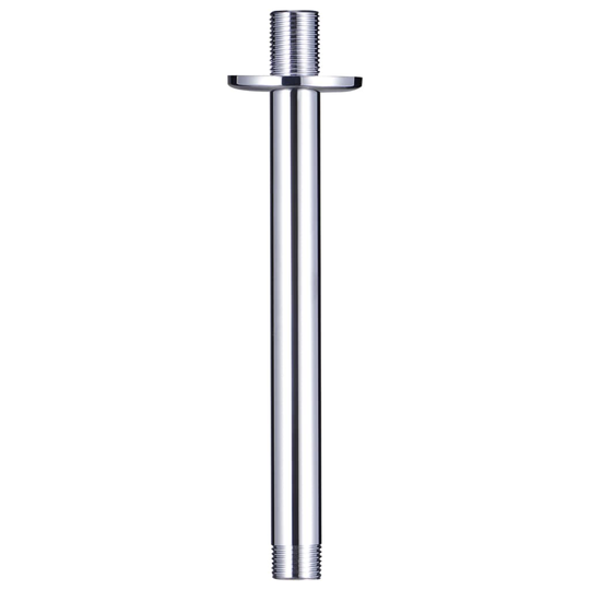vidaXL Duscharm rund rostfritt stål 201 silver 20 cm