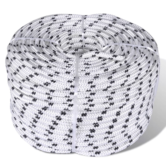 vidaXL Båtlina 12 mm x 50 m polyester