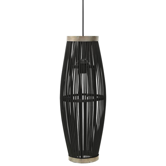 vidaXL Taklampa svart pil 40 W 27x68 cm oval E27