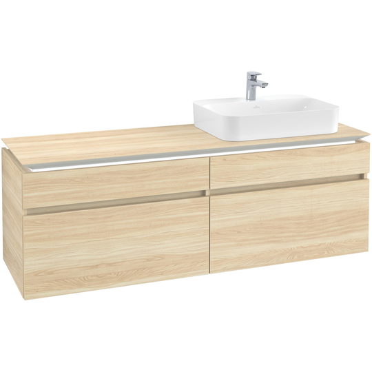 Tvättställsskåp Villeroy & Boch Legato 1600 med 4 Lådor för Ocentrerat Ytmonterat Tvättställ från Finion & Memento