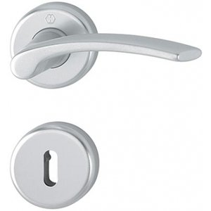 Handtag Hoppe Ibiza aluminium silver F1