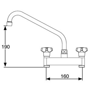 FM Mattsson Köksblandare Krom - 3005-0610