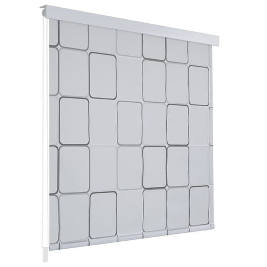vidaXL Rullgardin för dusch 160x240 cm fyrkant