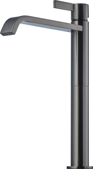 Tapwell Tvättställsblandare ARM081 Hög Borstad Black Chrome