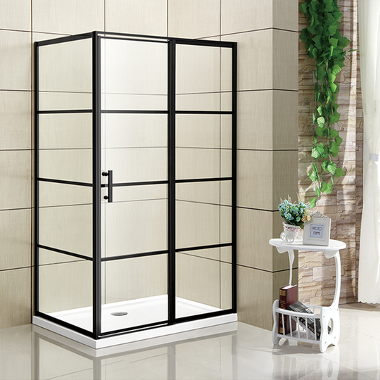 Duschhörna 90x90cm | Industridesign | 6mm säkerhetsglas