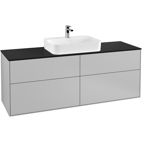 Tvättställsskåp Villeroy & Boch Finion med 4 Lådor och Bänkskiva för Ytmonterat Tvättställ