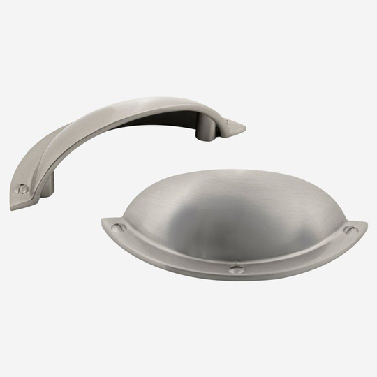 Ballingslöv Handtag skål HG375 Borstad metall c/c 64 mm