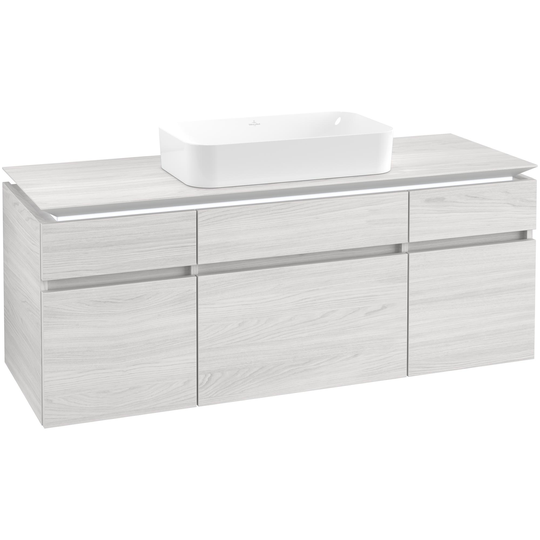Tvättställsskåp Villeroy & Boch Legato med 5 Lådor för Ytmonterat Tvättställ från Finion