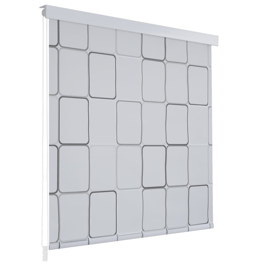 vidaXL Rullgardin för dusch 140x240 cm fyrkant