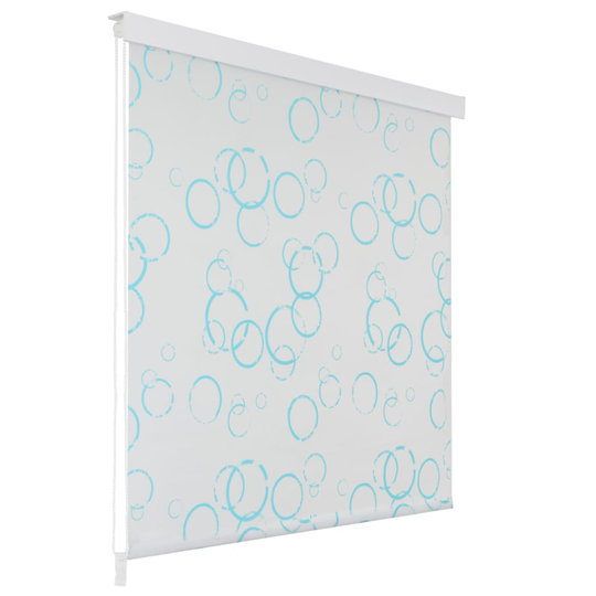 vidaXL Rullgardin för dusch 140x240 cm bubbla
