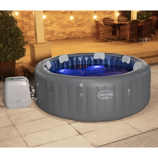 Uppblåsbart spabad Bestway Lay-Z-Spa Santorini Hydrojet Pro (60075)