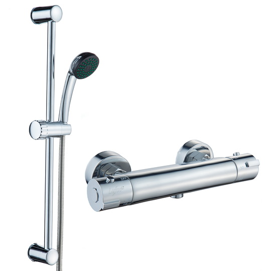 Komplett duschpaket med termostatblandare och handdusch FD-3004A